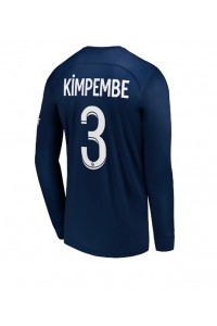 Paris Saint-Germain Presnel Kimpembe #3 Fotballdrakt Hjemme Klær 2022-23 Lange ermer